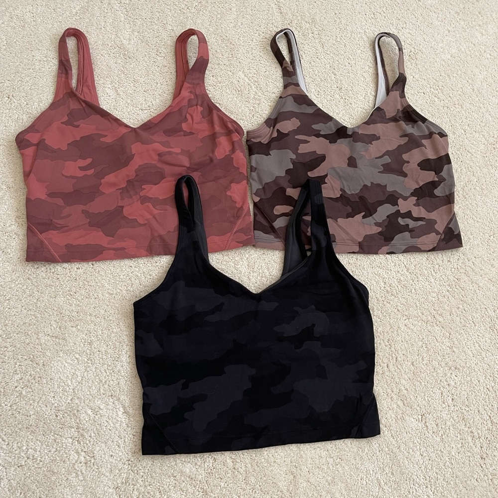 Lululemon Camo Align Tank Set